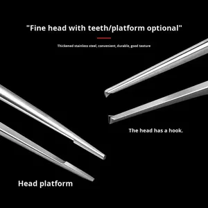 Strumento Dentato a Piattaforma Dritta di Classe I, Strumento per Doppia Palpebra, Pinze per Tessuti Adson Russian Debakey - Product Image 4