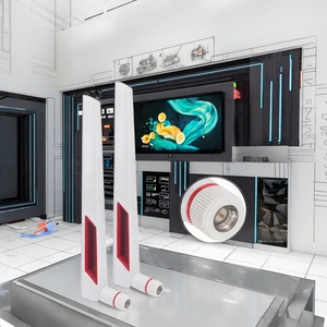 Zkt dual-band 2.4G 5G 5.8G <span class=keywords><strong>Antenna</strong></span> 12dBi Omni <span class=keywords><strong>Antenna</strong></span> cho hiệu suất cao thông qua tường Wi-Fi 6E Router tương thích ac88u - Product Image 2