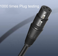 Hochwertiges, maßgefertigtes 3-poliges Kabel (Stecker-Stecker), vergoldet, PVC, für Computerlautsprecher, Monitore, Mikrofone und Projektoren