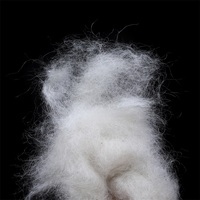 China Manufacture Natural White Fiber 100 Cashmere Wool Pure Cashmere Fiber for Shawl Spinning