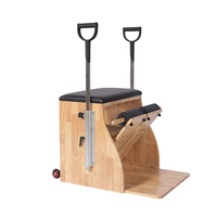 Nouvelle vente chaude Studio fitness exercice réformateur stabilité bois de chêne wunda combo pilates chaise