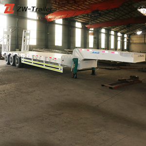 רכב מאסטר 60 טון 13 מ '3-ציר חלאה חצי קרוון מאסטר פלדה קרוון מיטה נמוכה עבור תחבורה יעילה - Product Image 4