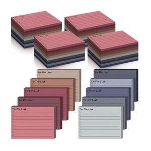 Bloc-notes adhésif haute adhérence, coloré, portable, planificateur quotidien pour étudiants, logo personnalisé pour entreprises, vente en gros - Product Image 1