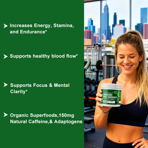 Poudre de pré-entraînement de vente chaude supplément en vrac booster d'endurance d'énergie de musculation sportive pour adultes pour une utilisation en salle de sport - Product Image 3