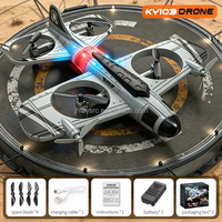 Avion RC 2.4G en mousse EPP, jouet avion, acrobaties à 360°, commutateur de vitesse, atterrissage à une touche, maintien d'altitude, drone quadricoptère télécommandé