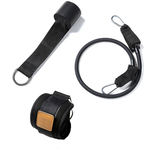Spor ayak bileği askısı yastıklı D halka ayak bileği manşetleri spor salonu egzersiz kablo makineleri popo ve bacak ağırlıkları egzersizleri - Product Image 6