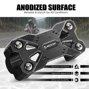 Rialzo Manubrio in Alluminio NICECNC 25mm con Motivo AMPS per Honda CRF1100L <span class=keywords><strong>Africa</strong></span> <span class=keywords><strong>Twin</strong></span> Adventure 2020-2023 2024 2025 Moto - Product Image 5