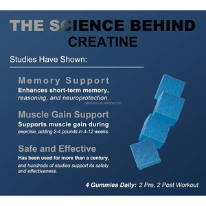 Gomme di Creatina Monoidrato OEM Etichetta Privata, 5 Grammi per Porzione, Integratori per la Crescita Muscolare - Product Image 4