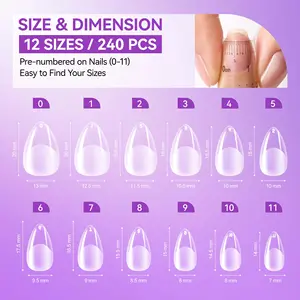 Gel X Tip Soft Gel X Nail Tips Square Stiletto Coffin Nail Tips No C Curve Soft Gel Nails Tips