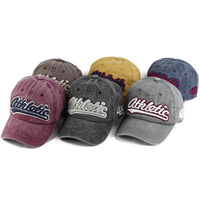 Sombrero de camionero ajustable de algodón Vintage para verano y primavera al aire libre, gorras Snapback con bordado de letras 3D, gorra de béisbol lavada Retro