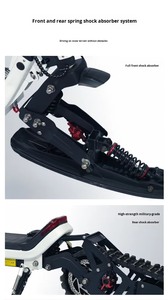 Tout nouveau scooter électrique convertible 3 en 1 G63, scooter électrique tout-terrain pour la neige, conduite toute saison avec batterie à dégagement rapide - Product Image 6