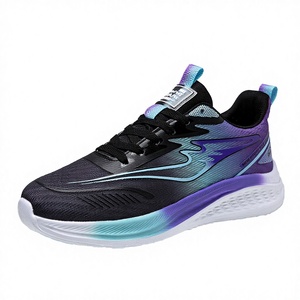 Factory Custom Fashionable Men's Walking <b>Shoes</b> Breathable Mesh Upper Cushioned EVA Midsole PU Outsole <b>Height</b> <b>Increasing</b> Barefoot - Product Image 2