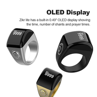 Bague Smart Zikr 2025 Sans Fil WiFi, Compteur Tasbih avec Alarme, Télécommande et Application Mobile, Boîtier en Plastique pour Pro Max 2025