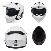 Casco Convertible de Doble Uso, Certificado por el DOT, Transpirable, Casco de Seguridad para Ciclismo, Capacete Moto para Viajes y Desplazamientos Diarios