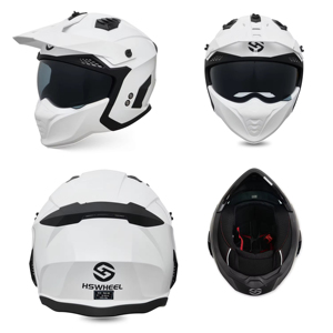 Casco Convertible de Doble Uso, Certificado por el DOT, Transpirable, Casco de Seguridad para Ciclismo, Capacete Moto para Viajes y Desplazamientos Diarios - Product Image 2