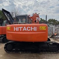 Excavadora Hitachi ZX130 de Alta Calidad, Retroexcavadora con Motor Hidráulico Isuzu, Caja de Cambios, Bomba, Rodamientos, Motor, 13 Toneladas, Buen Estado