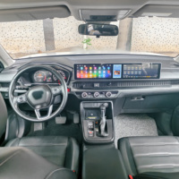 Unit Stereo Mobil Multimedia Player Radio Mobil dengan Navigasi GPS, Android Auto, dan CarPlay Nirkabel Tiga Layar untuk Honda CRV 2013-2026