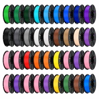 Filament d'imprimante 3D PLA Plus 1,75 mm 1 kg par bobine, plusieurs couleurs pour les imprimantes 3D Bambu Lab et Creality