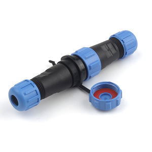 LP/SP13 IP68 Водонепроницаемый 2/3Pin штекер гнездовой розетки, авиационная задняя гайка/фланец/стыковочный разъем, крепежный винтовой проводка панели - Product Image 4