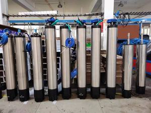 Bomba de Agua Sumergible de Pozo Profundo de Acero Inoxidable de 6 Pulgadas 20 HP 15 KW de Gran Caudal y Corriente Alterna Trifásica para Agricultura - Product Image 2