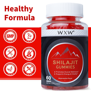 Shilajit gummies สมุนไพรธรรมชาติบริสุทธิ์ที่ออกแบบมาอย่างดีอาหารเสริมเสริมภูมิคุ้มกันสำหรับผู้ใหญ่ที่มีหน่วยความจำโฟกัสให้ประโยชน์รูปแบบลูกอม - Product Image 2