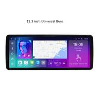 مشغل وسائط متعددة KZS 12.3 بوصة بالجملة مع DSP RGB لسيارات مرسيدس بنز، راديو أندرويد للسيارة مع شريحة 4G ونظام ملاحة GPS وكاربلاي لاسلكي
