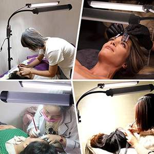 Vente Pro Beauty Kits d'extension de cils tatouage <span class=keywords><strong>maquillage</strong></span> lumière vidéo photographie 4 bras lumière de remplissage Selfie beauté lune cils lumière - Product Image 5