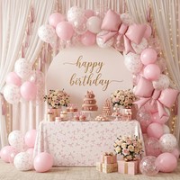 Grensoverschrijdende roze witte vlinder bruiloft ballonset aluminiumfolie verjaardag aanzoek Valentijnsdag Moederdag feest gemaakt