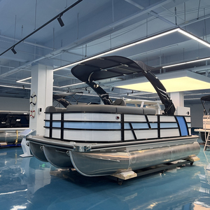 Yacht de <span class=keywords><strong>wakesurf</strong></span> en aluminium de qualité supérieure de 6m certifié ISO 9001 avec moteur hors-bord puissant pour le divertissement - Product Image 2