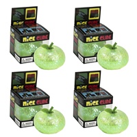 Meilleure Vente : Squishy Pomme Verte à la Maltose, à Poudre Dorée, Anti-stress, à Rebond Lent, pour la Décompression