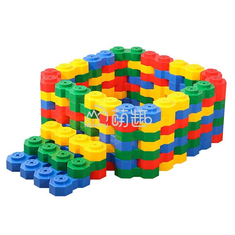 78pcs Grande fosse de boule de bloc de construction en plastique