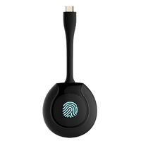 Nouveau Dongle de Partage d'Écran Sans Fil USB-C, Wi-Fi Double Bande Full HD 1080p pour Tableaux Blancs Intelligents et Moniteurs Tactiles Interactifs