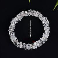 Shiloh Natürliches Weißes Kristallkies-Armband, Großes Kristallkies-Armband mit Unregelmäßiger Form, Meistverkauftes Kristallschmuckstück