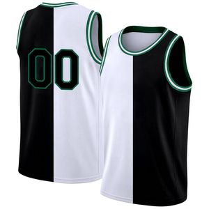 Camiseta de Baloncesto Personalizada para Adultos, de Secado Rápido, de Poliéster, con Nombre del Equipo y Número Estampados en la Parte Delantera, Camiseta Deportiva de Dos Colores para Entrenamiento - Product Image 1