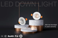 La Chine fabrique la meilleure qualité tuv norme australienne anti-éblouissement encastré 8 pouces led downlight 7w 12w ajuster le spot lumineux
