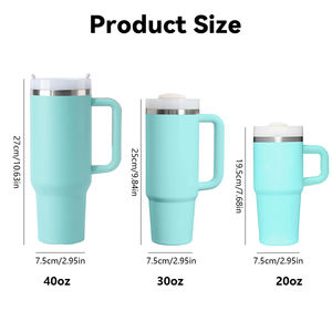 แก้วน้ำเก็บความร้อน ZREGGUR 40 ออนซ์ รุ่น Adventure Tumbler Handle Stanlyyem ผนังสองชั้นสุญญากาศ สแตนเลสสตีล สำหรับเดินทาง พกพาสะดวก ป้องกันการรั่วซึม - Product Image 3