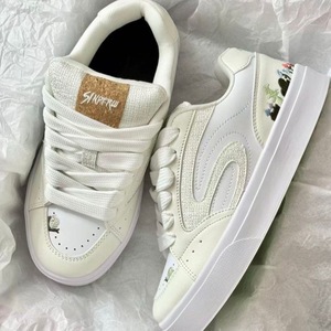 Zapatos de Mujer Estilo Casual Versátiles Color Beige, Modelo Original Girly, Otoño 2026, Nuevos Zapatos Blancos de Plataforma - Product Image 3