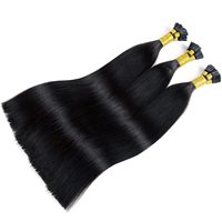 Raw Keratin itip extensión de Cabello 100% Remy extensión de cabello natural humano doble dibujado Vietnam i tip extensiones de cabello al por mayor