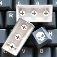 GMK Boneyard Keycaps Pbt 130 Keys Dye-Sub Cherry Profile Keycap for 61/87/104/108 Mx Switch Mechanical Keyboard