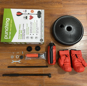 <span class=keywords><strong>Gants</strong></span> de boxe réglables pour enfants, ensemble de balles de boxe <span class=keywords><strong>avec</strong></span> support - Product Image 4