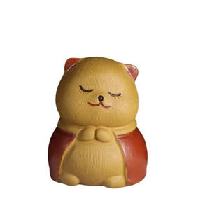 Paniek Kopen China Yixing Thee Pet, Paars Zand Materiaal Kitten Vorm - Product Image 1