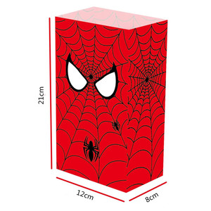 Tema de superhéroe Spider-Man Party Favors Bolsa de aperitivos favorita para niños personalizable Regalo de comida ecológico con impresión digital - Product Image 6