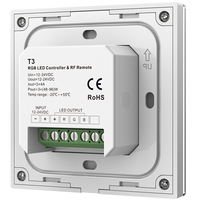 Skydance T3 PWM RF tactile En Verre panneau gradateur pour RVB RGBW led de télécommande sans fil de lumière de mur a mené le contrôleur