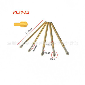 Sonda de prueba de punta cónica tipo paraguas Pl50 E2, pin de resorte de cobre de 0.68mm para piezas de instrumentos - Product Image 4