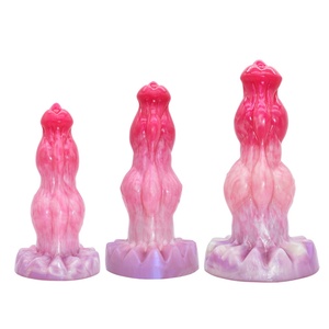 ของเล่นทางเพศสำหรับผู้ใหญ่ ปลั๊กก้นรูปทรงอวัยวะเพศสุนัขทำจากซิลิโคนนุ่ม NNSX พร้อมจุกดูดแรงสำหรับผู้หญิง - Product Image 1