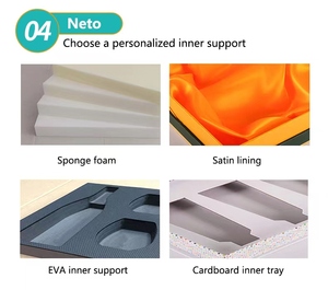 Sang Trọng Cứng Nhắc Gấp Giấy Màu Đen Bao Bì Nam Châm Đóng Cửa Nắp Các Tông Có Thể Gập Lại Từ Hộp Quà Tặng Với Logo - Product Image 5