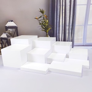 EDa Décorations en céramique pour aliments froids adaptées à l'usine <span class=keywords><strong>Table</strong></span> à dessert pour buffet Support à pâtisserie <span class=keywords><strong>Table</strong></span> à dessert en acrylique - Product Image 2