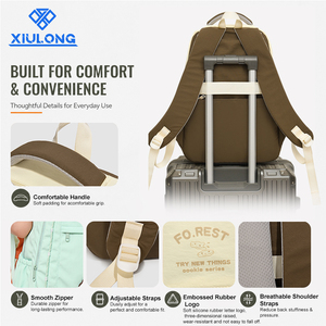 Mochila Escolar para Adolescentes y Estudiantes, Ligera, Impermeable, Anti-Robo, con Cierre, Gran Capacidad, Elegante, con Múltiples Bolsillos, para Exteriores, OEM ODM - Product Image 5