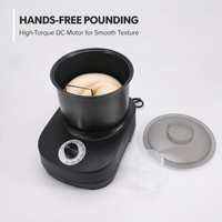 Mesin Pengaduk Adonan Fufu Elektrik 5L dengan Lapisan Anti Lengket dan Fungsi Pemanas untuk Adonan Singkong, Pisang, Roti, dan Pizza