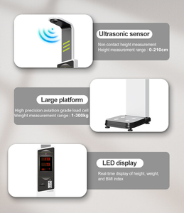 เครื่องชั่งน้ำหนักและวัดส่วนสูงดิจิตอลทางการแพทย์ รุ่น HW-900C พร้อมจอ LED รองรับน้ำหนักได้ 300 กก. ได้รับการรับรองมาตรฐาน ROHS - Product Image 4